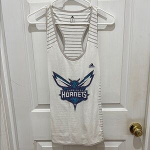 Adidas Charlotte Hornets White Tank Top